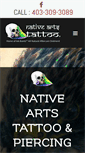 Mobile Screenshot of nativeartstattoo.com