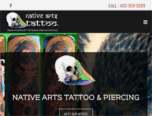 Tablet Screenshot of nativeartstattoo.com